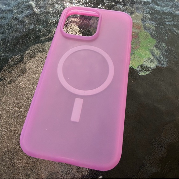 Pink OtterBox Symmetry Case for iPhone 15 Pro Max - Picture 2 of 6